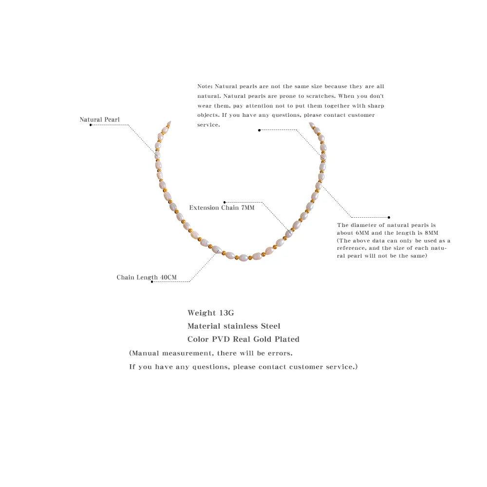 Natural Freshwater Pearls Necklace