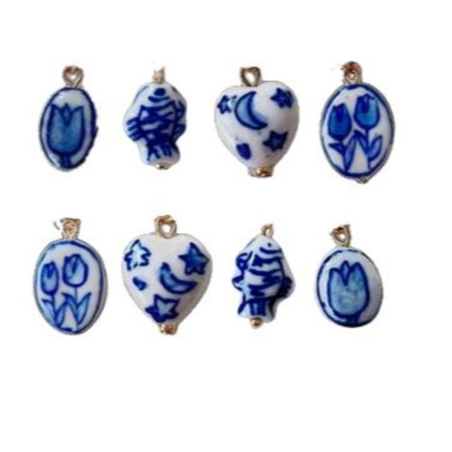 Vintage Blue & White Porcelain Charm