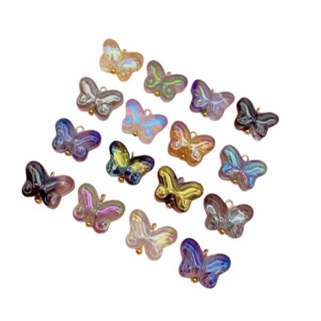 Butterfly Glass Charm